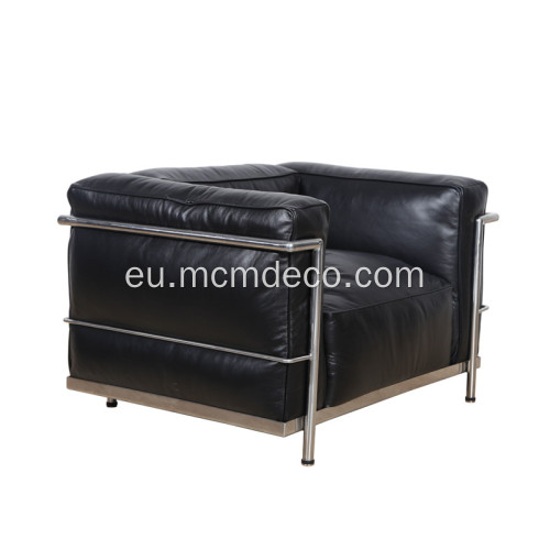LC3 Grand Modele larruzko sofa bakarra